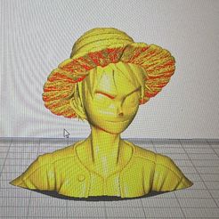 PXL_20230113_100137866.jpg Datei STL Bust luffy one piece・Modell für 3D-Druck zum herunterladen