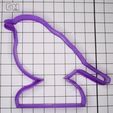 robin grid.JPG Robin Cookie Cutter With Stamp