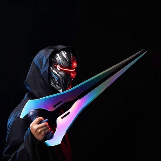 Halo Energy Sword - 1:1 Scale (144cm) - Split for Printing - Modular Replica