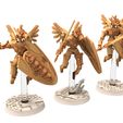untitled.5565.jpg Cinan - Anubis - Akhet - Amahouse : Assault, Battle Drone, space robot guardians of the Necropolis, modular posable miniatures
