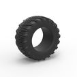 1.jpg 3D file Diecast pulling tractor rear tire 12 Scale 1:25・3D printable model to download