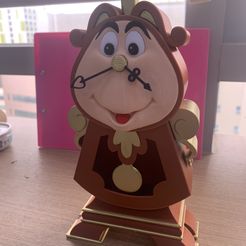 IMG_3008.jpg Free STL file COGSWORTH - BEAUTY AND THE BEAST REMIX VER.・Template to download and 3D print