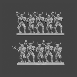 Hammerers-on-Foot.png 10mm Stag Hammerer Infantry
