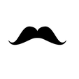 bigote3.png Set of Mustaches and Cutting Mustaches for Father's Day cookie cutter - Set of Mustaches and Cutting Mustaches for Father's Day cookie cutter