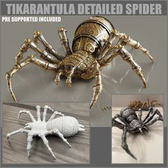 SPIDERCULTS3D.jpg Archivo STL Tikarantula・Modelo para descargar e imprimir en 3D