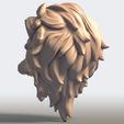 Lion-Head0003.jpg Löwenkopf 3D-Druckbares Modell