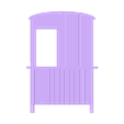Caboose End A.stl Cabina 1/35
