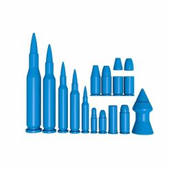 57875555.jpg 3D file Bullets Stl file・3D printable model to download