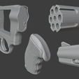 printable.png STL file Toy model gun・3D printable design to download