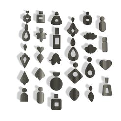 1.jpg STL file POLYMER CLAY EARRING CUTTERS COLLECTION X28 DESIGNS・3D print design to download