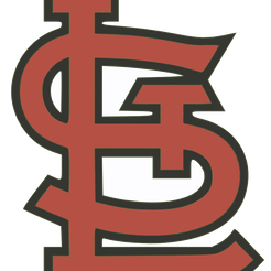 ST Louis Cardinals Logo by ar3Dprints, Download free STL model