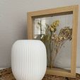 Vase-Oval.jpg Egg Vase Rippeld modern 2023 Design (Ripples many straight)