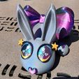 back-headon-lg-edit.jpg Dazzling Bunny Flexi and Keychain