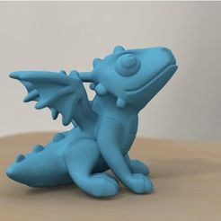 5e25d8f15fb0489f67f5b8d1900609e2_preview_featured.jpg Free STL file cute dragon (remodeled)・3D printing design to download