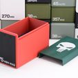 375hhmag-3.jpg BBOX Ammo box 375 H&H Magnum ammunition storage 10/20/25/50 rounds ammo crate 375 Holland & Holland