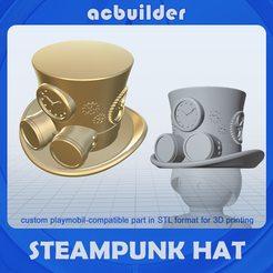 Steampunk-Hat-Title.png Steampunk Hut Playmobil kompatibel