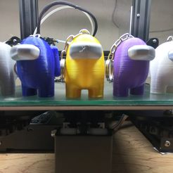 1.JPG STL file Among Us - Key ring・3D print model to download