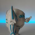 Photo5.jpg Free STL file Articulated Golem robot, Model B-800, Printed to assemble・3D printer design to download