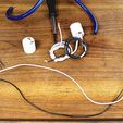Cable.jpg Electric chandelier - 2 bulb hanging lamp