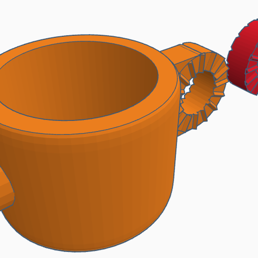 Structural Fitting 43mm Sleeve with Grooved Attachment Point 3D model