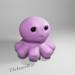 SadBabyOctopus-TheInnerWay.png Fichier STL Bébé pieuvre triste・Modèle pour imprimante 3D à télécharger, The-Inner-Way