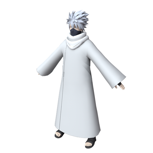 Kakashi Hatake Hokage 3D model