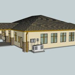 15d90fb5-c488-4c00-ab29-e93d40e335a0.jpg HO Scale Health Clinic or Small Hospital