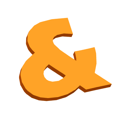 LETTERS - SPECIAL CHARACTERS 3D model