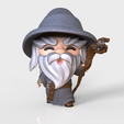 gandalf-stl-3d-printing-lord-of-the-rings-lotr-figure-toy-2.png Chibi GANDALF STL 3D Printing Files | High Quality | Cute | 3D Model | Lord of the Rings | Tolkien | Toy | Figure | Playful