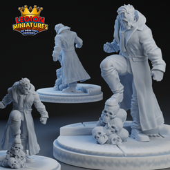 constantine.png STL file Marvel crisis protocol constantine presupported included・3D printable model to download, LegionMiniatures