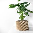 misprint-0103.jpg The Wiron Planter Pot with Drainage | Tray & Stand Included | Modern and Unique Home Decor for Plants and Succulents  | STL File
