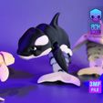 img_KillerWhale_001.jpg KILLER WHALE ( ORCA - FLEXI - ARTICULATED FIGURE, PRINT-IN-PLACE, CUTE)