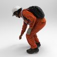 eng3.jpg Track Marshal Cleaning Debris – 1/32 Scale Motorsport Diorama Figure