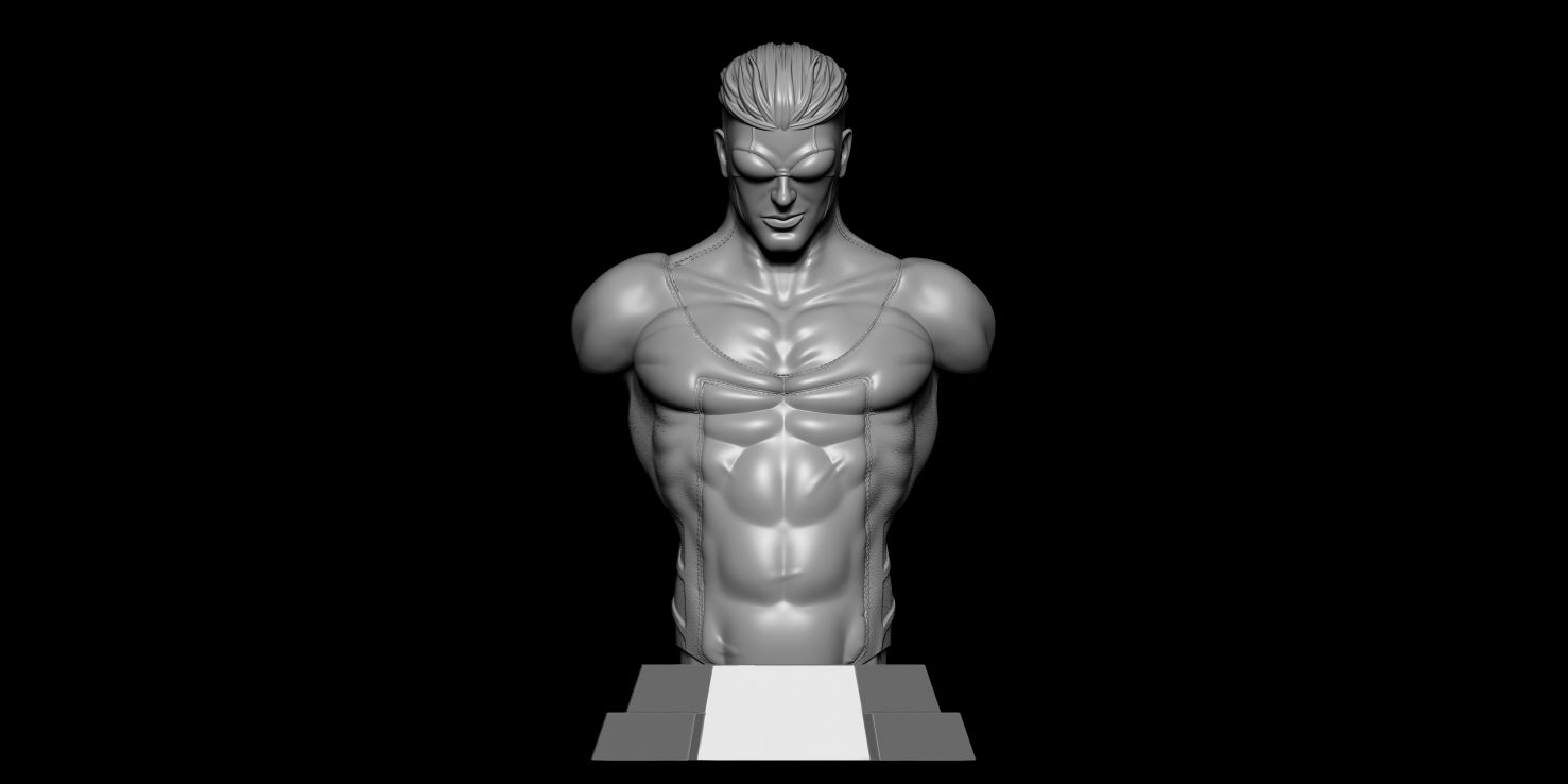 3D Printed Resin Bust 100mm INVINCIBLE MARK GRAYSON