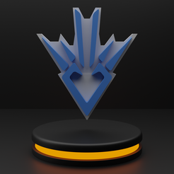 dragonquest1.png STL file dragon quest keychain and badge・Model to download and 3D print