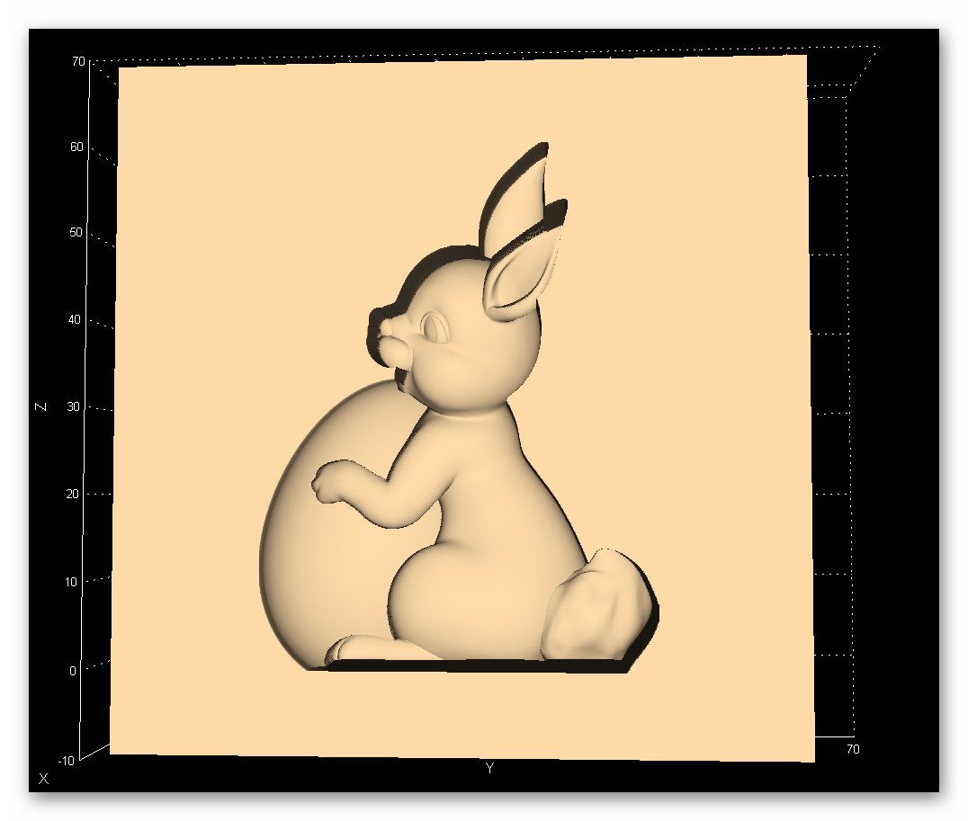 Download Stl File Easter Bunny Relief 2 • Design To 3d Print ・ Cults