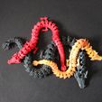 IMG_2845.jpg articulated and modular scaly dragon / without stand / STL