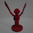 Amazon Gladiator.png STL file Amazon Gladiator With Two Kopis Swords・3D printable design to download