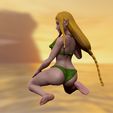 wip4.jpg princess zelda - swimsuit - hyrule warriors 3d print figurine 3D print model