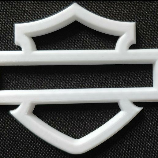 🏍️ HARLEY DAVIDSON LOGO・ STL File for ・Cults