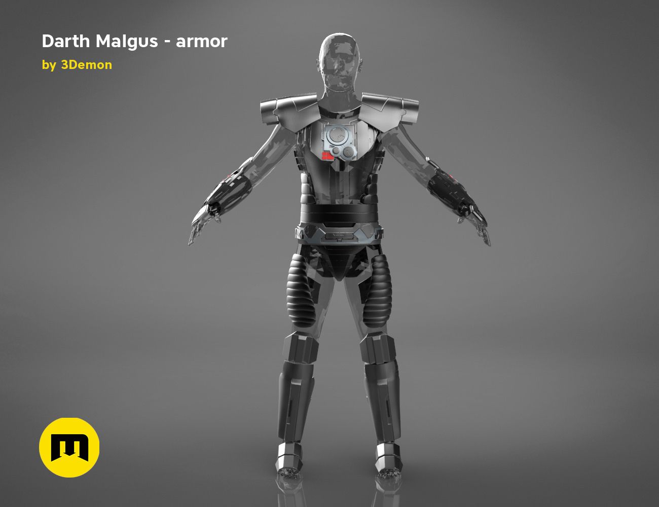 render_scene_darth-malgus-armor-color.10 kopie.jpg 3D file Darth Malgus’s full size armor・3D printing idea to download, 3D-mon