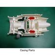 P1-Casing-Assy01.JPG STL file Turbofan Engine, for Business Aircraft, Cutaway・3D print design to download