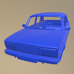 a019.png STL file VAZ LADA 2107 2006 PRINTABLE CAR BODY・3D printing design to download