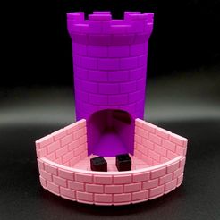 DSC00523.jpg Castle Dice Tower (Cobblestone Tray)
