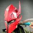 z6238611763779_ea4caef83701729d61afee4ca4c7ea41.jpg Igris Helmet (With Hair base) - Solo Leveling Anime Cosplay