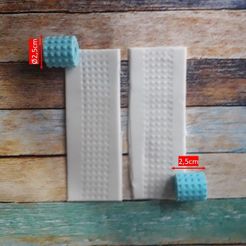 D06.jpg Datei STL Texture Roller - Texture Roller 06・Design für 3D-Drucker zum herunterladen