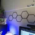 20231203_144814.jpg Hexagonal Wall Decoration (3D Print)