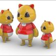 cr2.jpg Red Catty Cat mascot 3D model