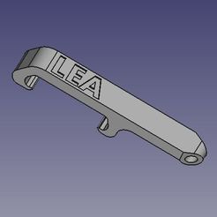 lea.jpg STL file Léa pocket bottle opener・3D printing design to download