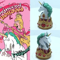 GFNO9910.jpg Token Princess Holiday and Furicorn - Epic Spell Wars Battle Wizards 1